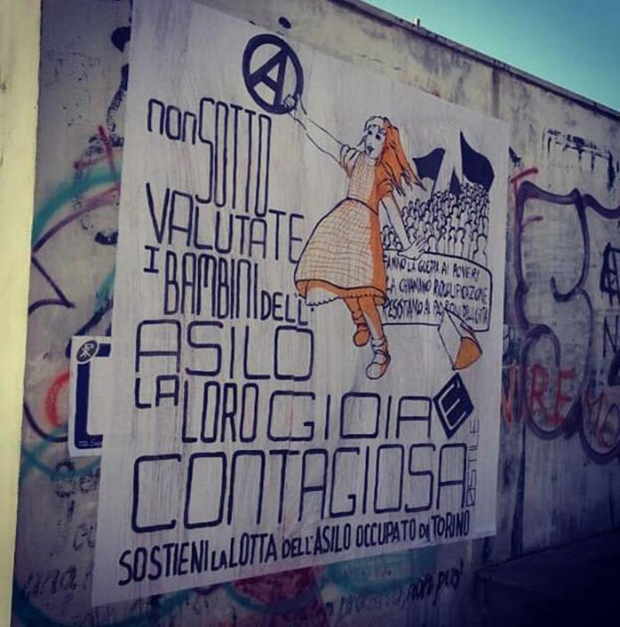 Asilo Occupato cartel